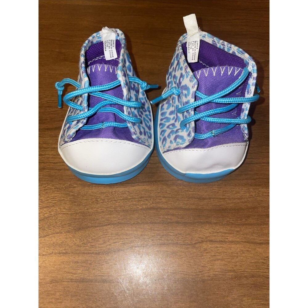 Build A Bear Workshop High Top Leopard Print Tennis Shoes